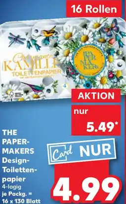 Kaufland THE PAPER- MAKERS Design- Toiletten- papier Angebot