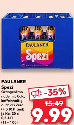 Kaufland PAULANER Spezi Angebot