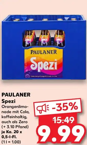 Kaufland PAULANER Spezi Angebot
