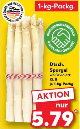Kaufland Dtsch. Spargel Angebot