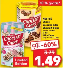 Kaufland NESTLÉ Choco Crossies oder Choclait Chips Angebot