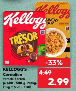 Kaufland KELLOGG'S Cerealien Angebot