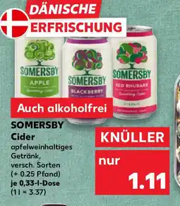 Kaufland SOMERSBY Cider Angebot