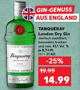 Kaufland TANQUERAY London Dry Gin Angebot