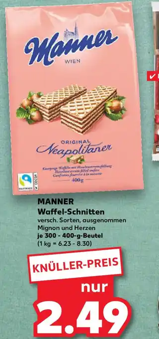 Kaufland MANNER Waffel-Schnitten Angebot