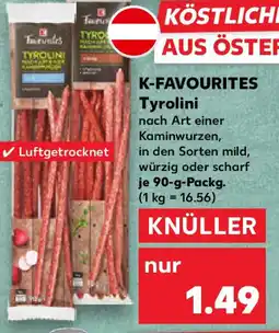 Kaufland K-FAVOURITES Tyrolini Angebot
