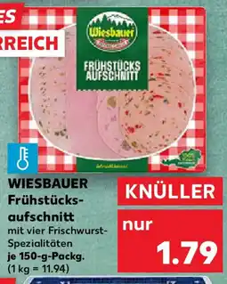 Kaufland WIESBAUER Frühstücks- aufschnitt Angebot