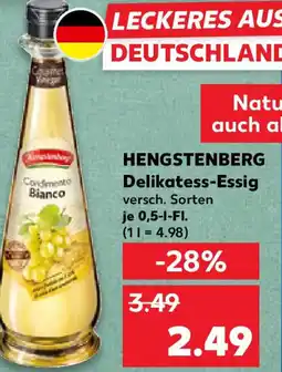 Kaufland HENGSTENBERG Delikatess-Essig Angebot