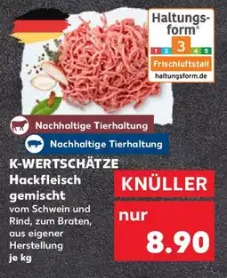Kaufland K-WERTSCHÄTZE Hackfleisch gemischt Angebot
