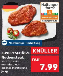 Kaufland K-WERTSCHÄTZE Nackensteak Angebot