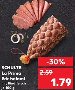 Kaufland SCHULTE La Prima Edelsalami Angebot