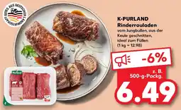 Kaufland K-PURLAND Rinderrouladen Angebot
