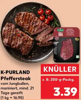 Kaufland K-PURLAND Pfeffersteak Angebot