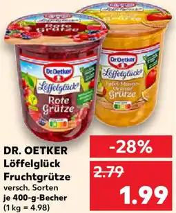 Kaufland DR. OETKER Löffelglück Fruchtgrütze Angebot