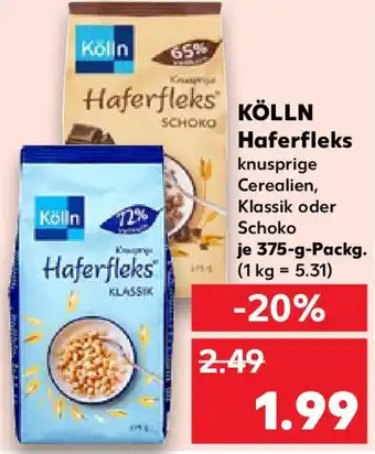 Kaufland KÖLLN Haferfleks Angebot