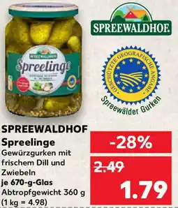 Kaufland SPREEWALDHOF Spreelinge Angebot