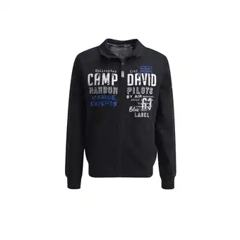 Netto Marken-Discount Camp David Herren Sweatjacke - schwarz - Gr. 3XL Angebot