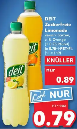 Kaufland DEIT Zuckerfreie Angebot