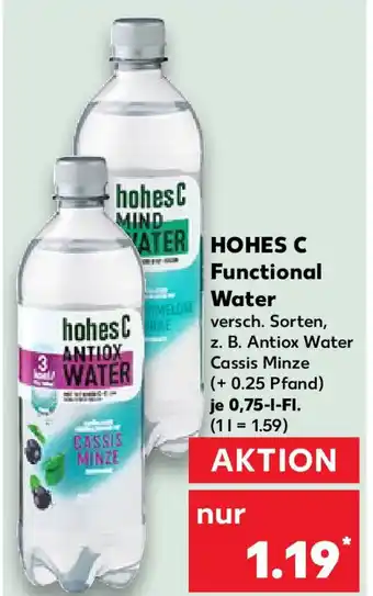 Kaufland HOHES C Functional Water Angebot