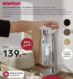 Möbel Buss Stelton wassersprudler + 1 flasche Angebot