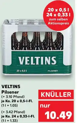 Kaufland VELTINS Pilsener Angebot