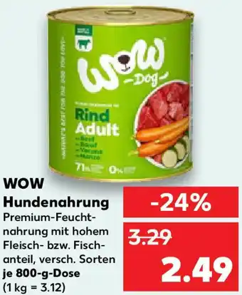 Kaufland WOW Hundenahrung Angebot