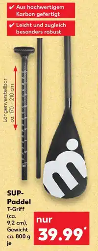 Kaufland SUP- Paddel T-Griff Angebot