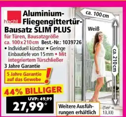Norma Aluminium-Fliegengittertür-Bausatz SLIM PLUS Angebot