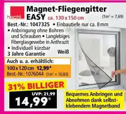 Norma Magnet-Fliegengitter EASY ca. 130 x 150 cm Angebot
