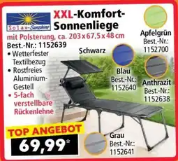 Norma XXL-Komfort- Sonnenliege Angebot