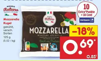 Netto Marken-Discount Mozzarella Kugel Angebot
