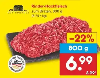 Netto Marken-Discount Rinder-Hackfleisch Angebot