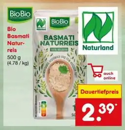 Netto Marken-Discount Bio Basmati Natur-reis Angebot