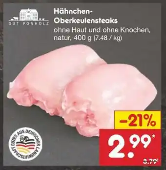 Netto Marken-Discount Hähnchen Oberkeulensteaks Angebot