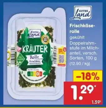 Netto Marken-Discount Frischkäserolle Angebot