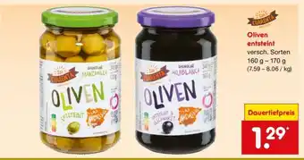 Netto Marken-Discount Oliven entsteint Angebot