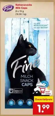 Netto Marken-Discount Katzensnacks Milk Caps Angebot