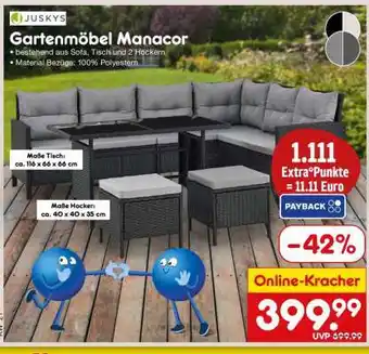 Netto Marken-Discount Gartenmöbel Manacor Angebot