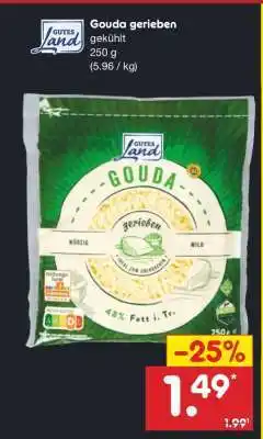 Netto Marken-Discount Gouda gerieben Angebot