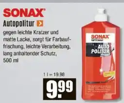 V Baumarkt SONAX Autopolitur Angebot