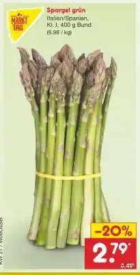 Netto Marken-Discount Spargel grün Angebot