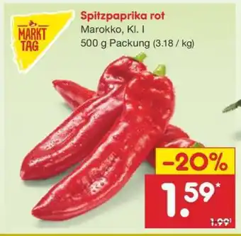 Netto Marken-Discount Spitzpaprika rot Angebot
