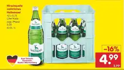 Netto Marken-Discount Hirschquelle natürliches Heilwasser Angebot