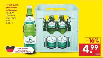 Netto Marken-Discount Hirschquelle natürliches Heilwasser Angebot