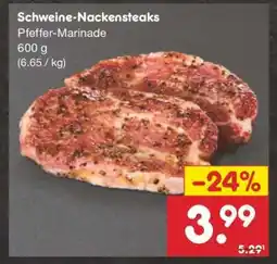 Netto Marken-Discount Schweine- nackensteaks Angebot