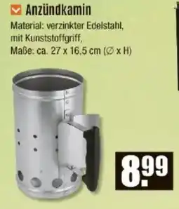 V Baumarkt Anzündkamin Angebot