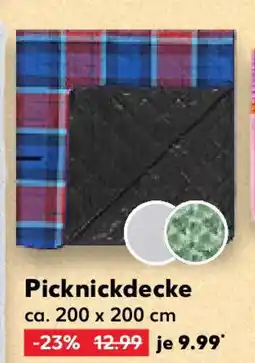 Kaufland COUNTRYSIDE Picknickdecke Angebot