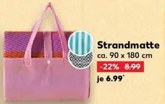 Kaufland COUNTRYSIDE Strandmatte Angebot