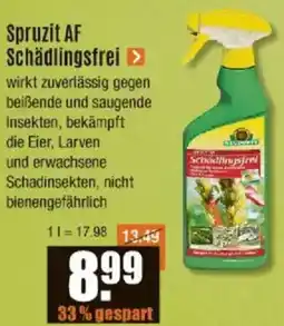 V Baumarkt Spruzit AF Schädlingsfrei Angebot