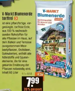 V Baumarkt V-Markt Blumenerde Blumenerde torffrei Angebot